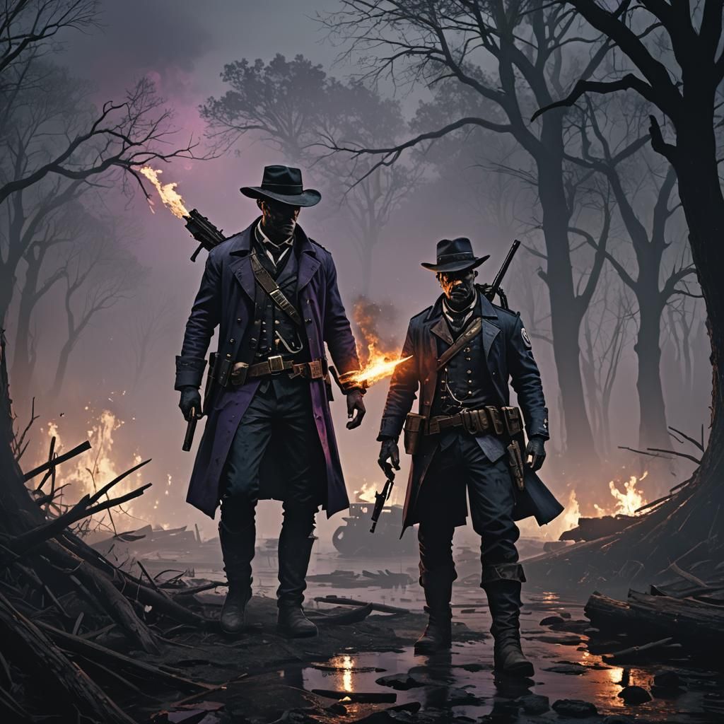 Louisiana Bayou Medic in Dark Fantasy Concept Art