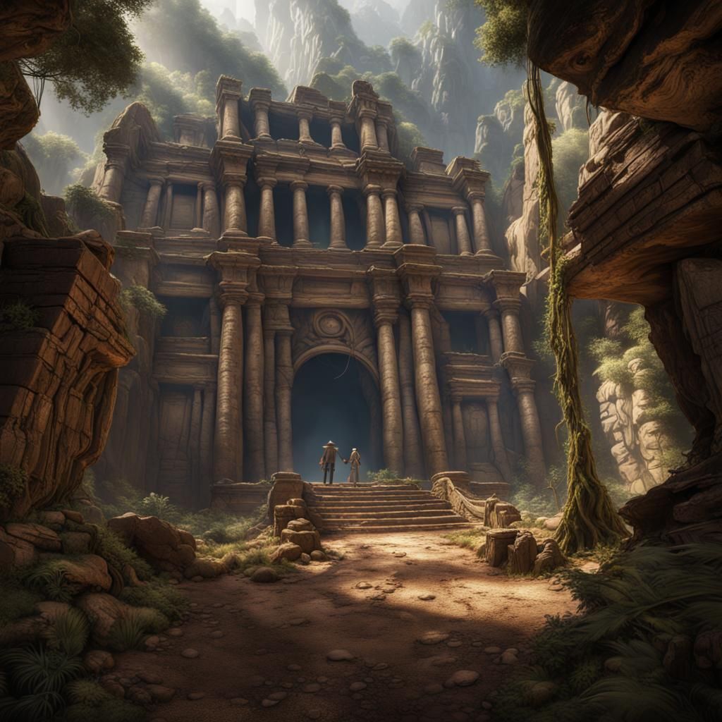 Indiana Jones Detailed Matte Painting