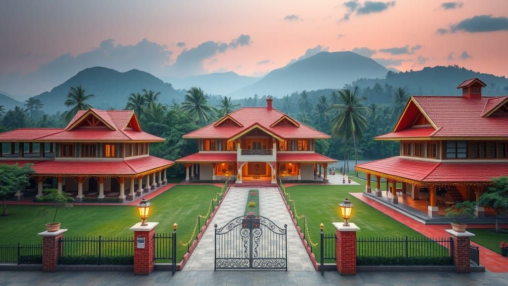 Eco-Resort by Khutaghat Lake: 3D Render