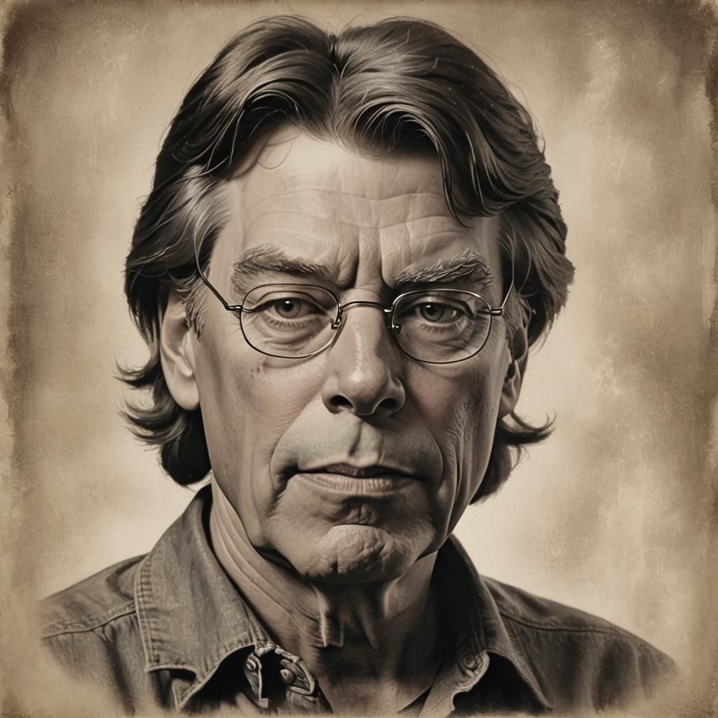 Vintage Portrait Conveying Wisdom and Time's Passage