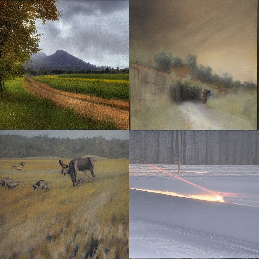 Abstract Portrait in Geometric Color Blocks