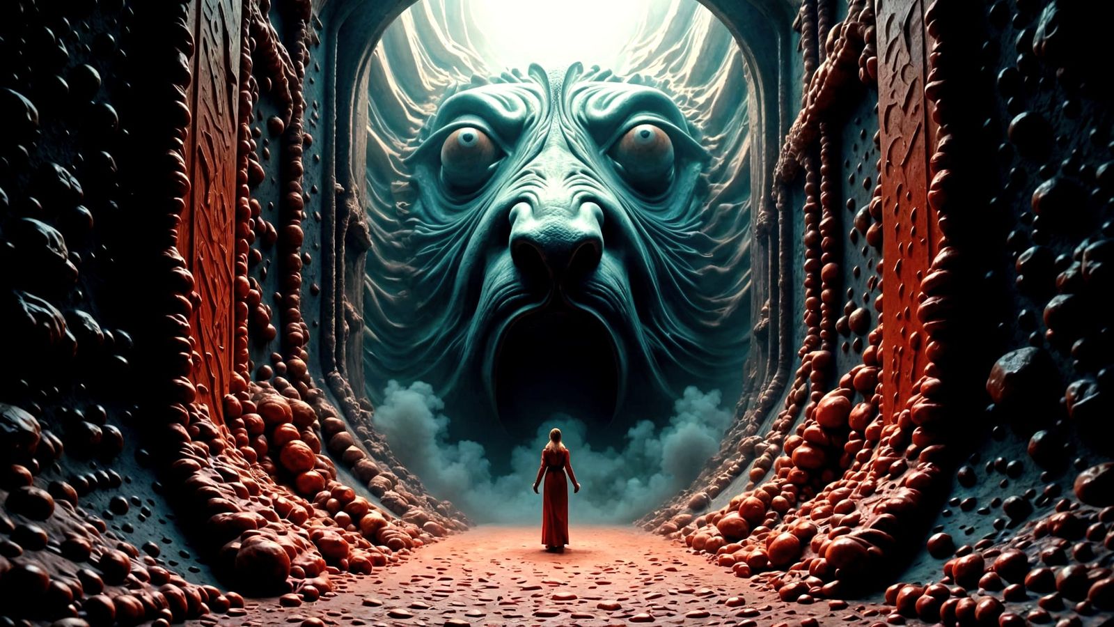 Surreal Awakening in a Detailed Matte Painting