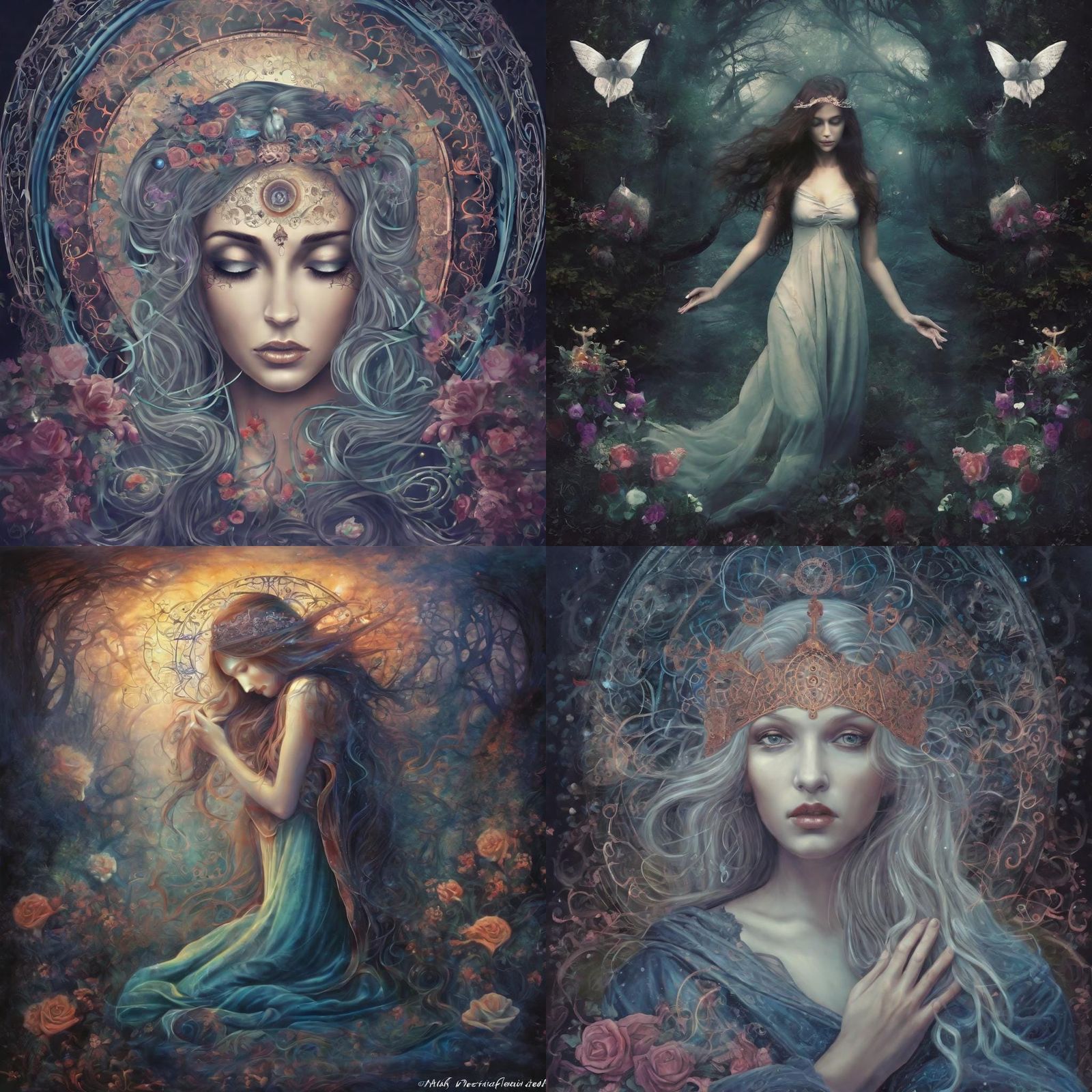 Mystical and Expressive Moment of Beauty