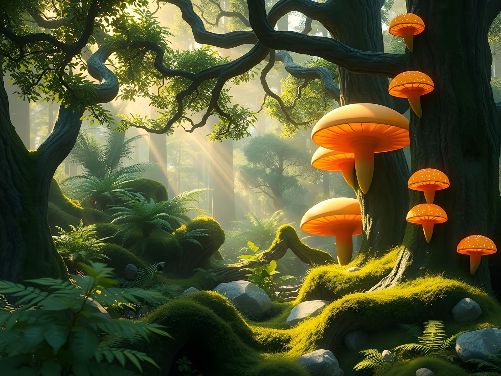 evergreen glade By artist "anime", 3d anime art, pixiv, extr...