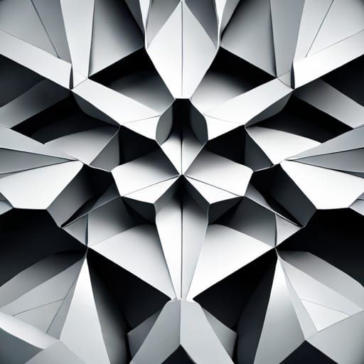 Abstract Geometry AI Art