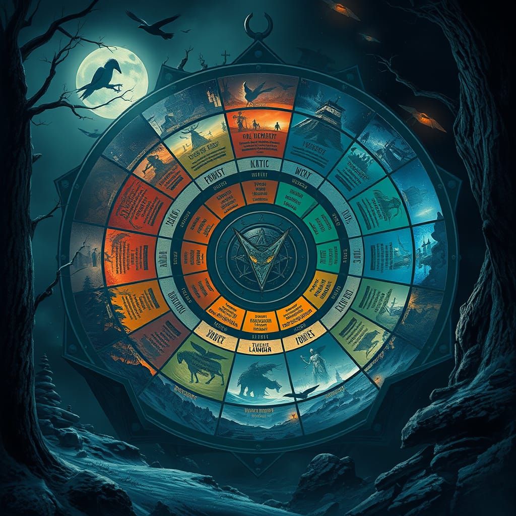 Baltic Mythology Folk Calendar: A Dark, Fantastical Ritual Y...