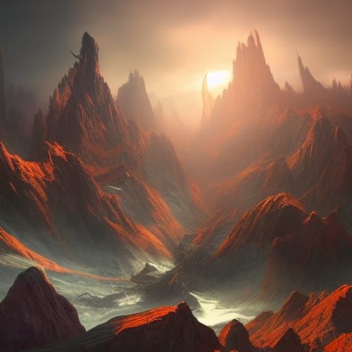 Detailed Matte Painting of a Twisting Strangle Grip