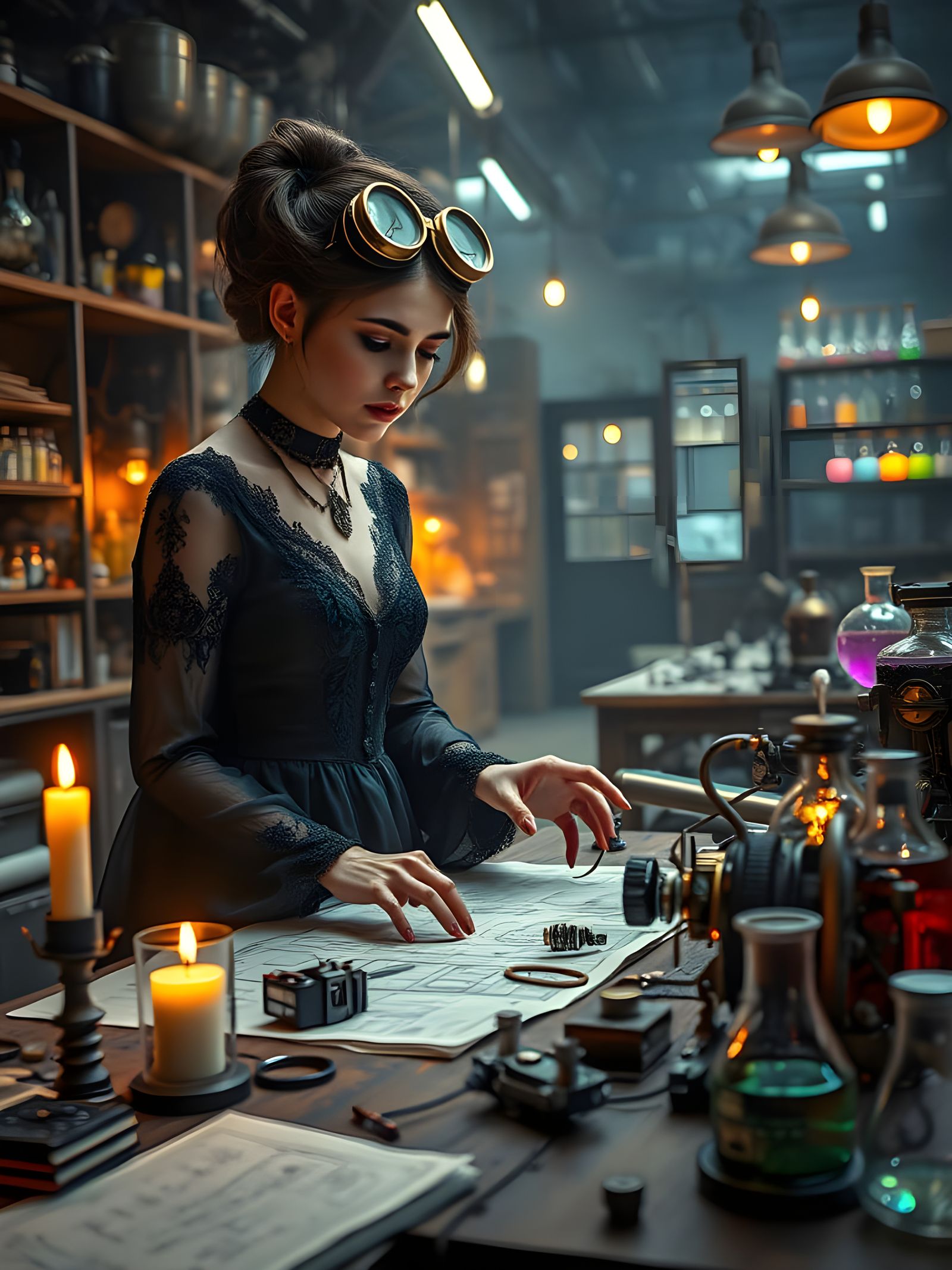 Steampunk Inventor Unveils Futuristic Breakthrough