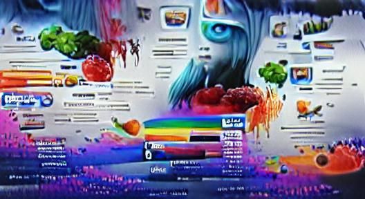 Cyberpunk Cityscape with Flying Vehicles