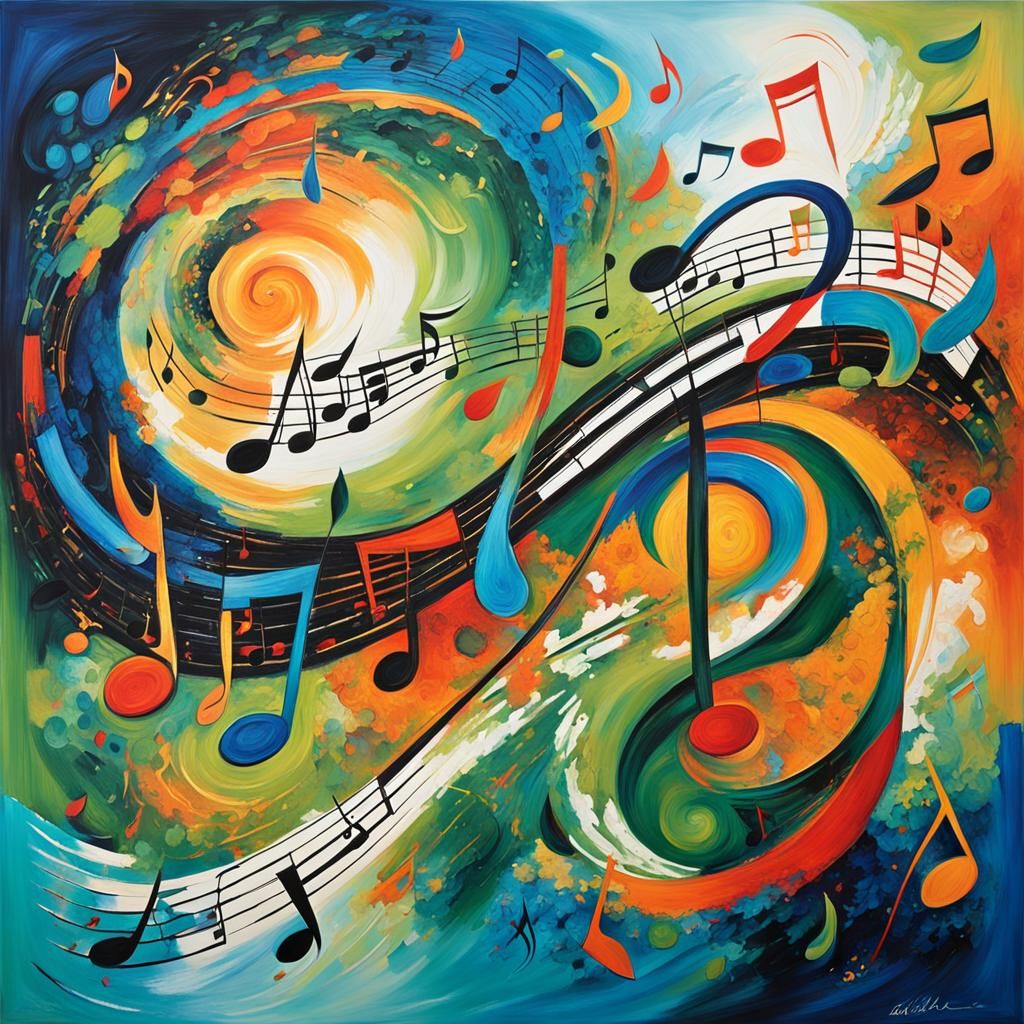 Abstract Expressionism: Beethoven Piano Sonata in Color