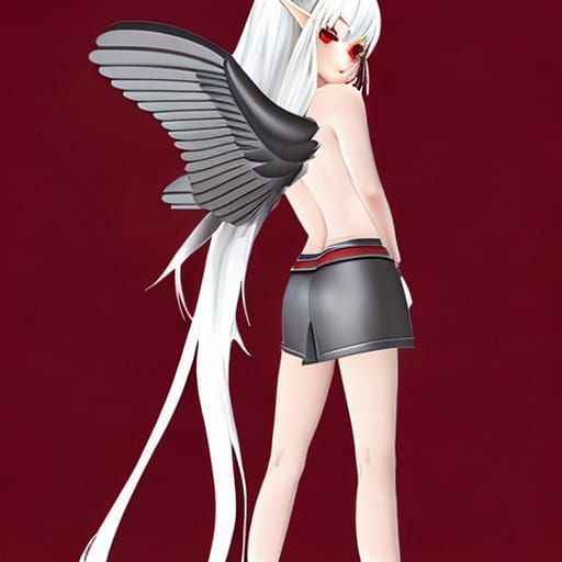 Majestic Wings in Flight: AI Generated Image