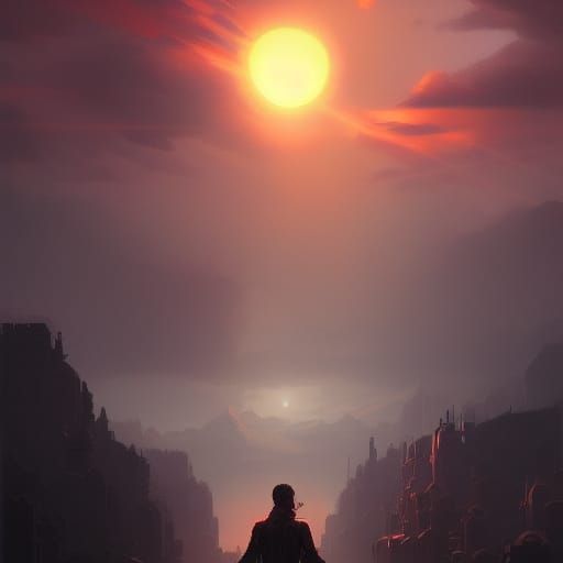 Oli Sykes Sunset: Dark Fantasy Concept Art