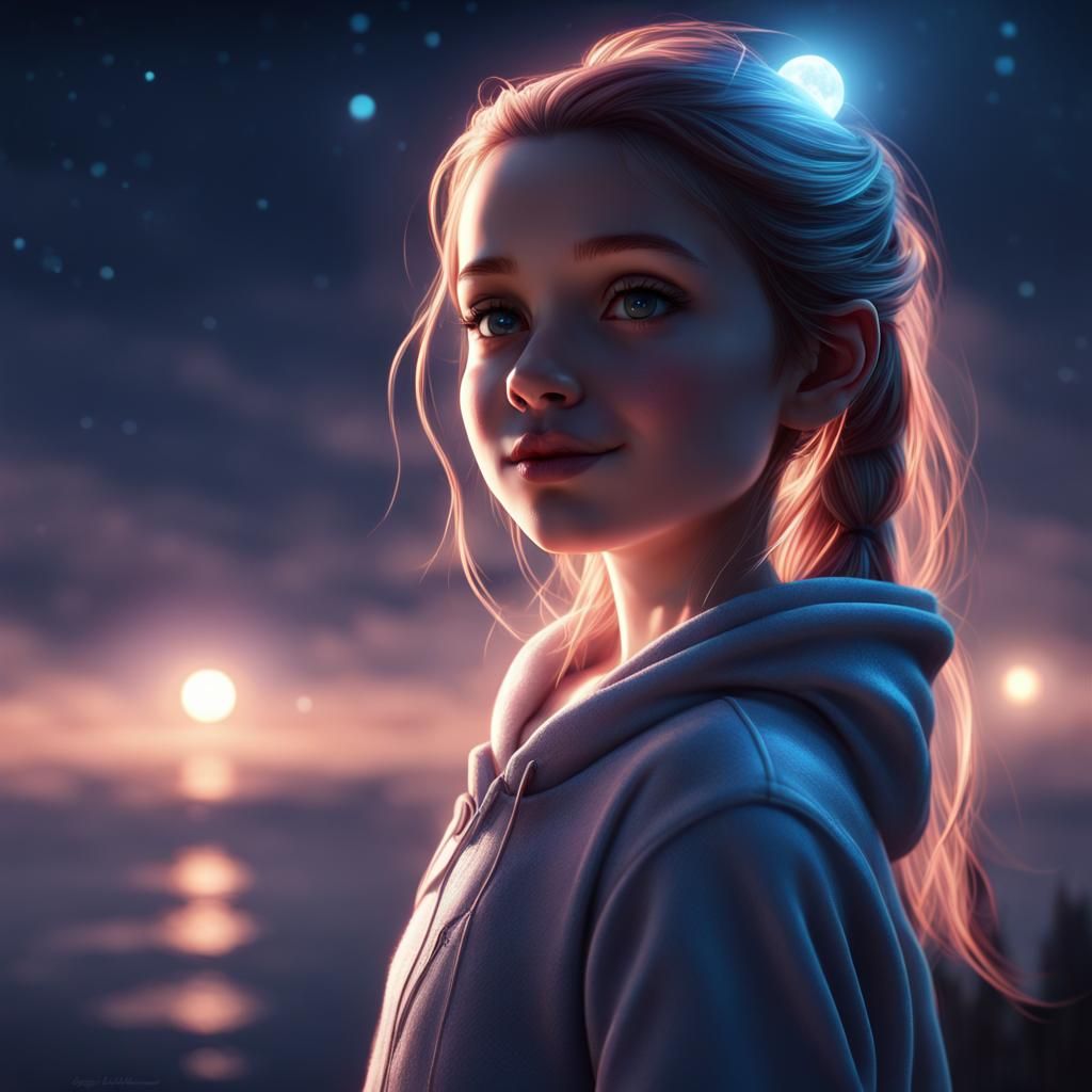 Standing in the moonlight