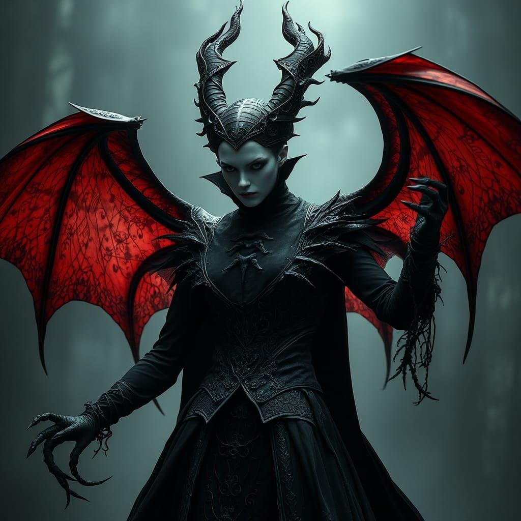 Cruel Vampire in Avant Garde Style