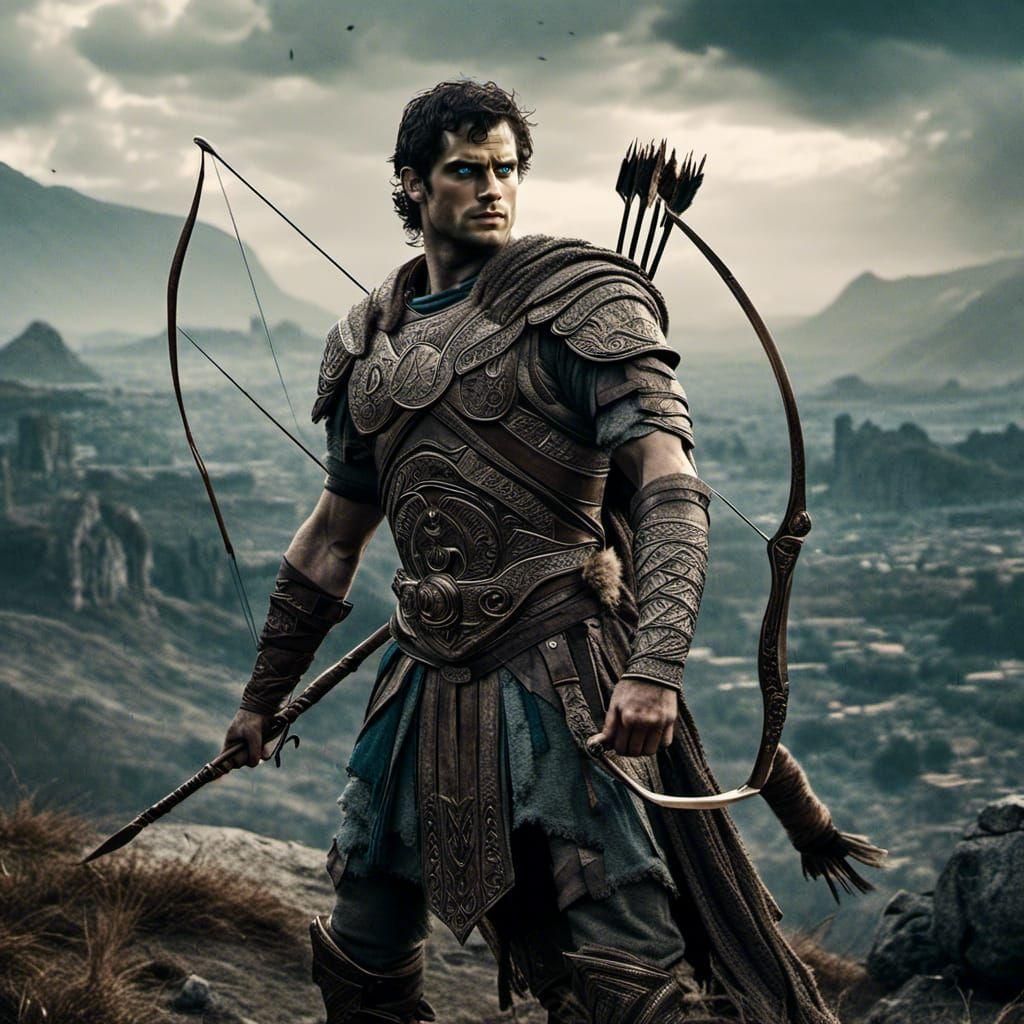 <lora:Fealty:1.0> Handsome actor Henry Cavill is Theseus in ...