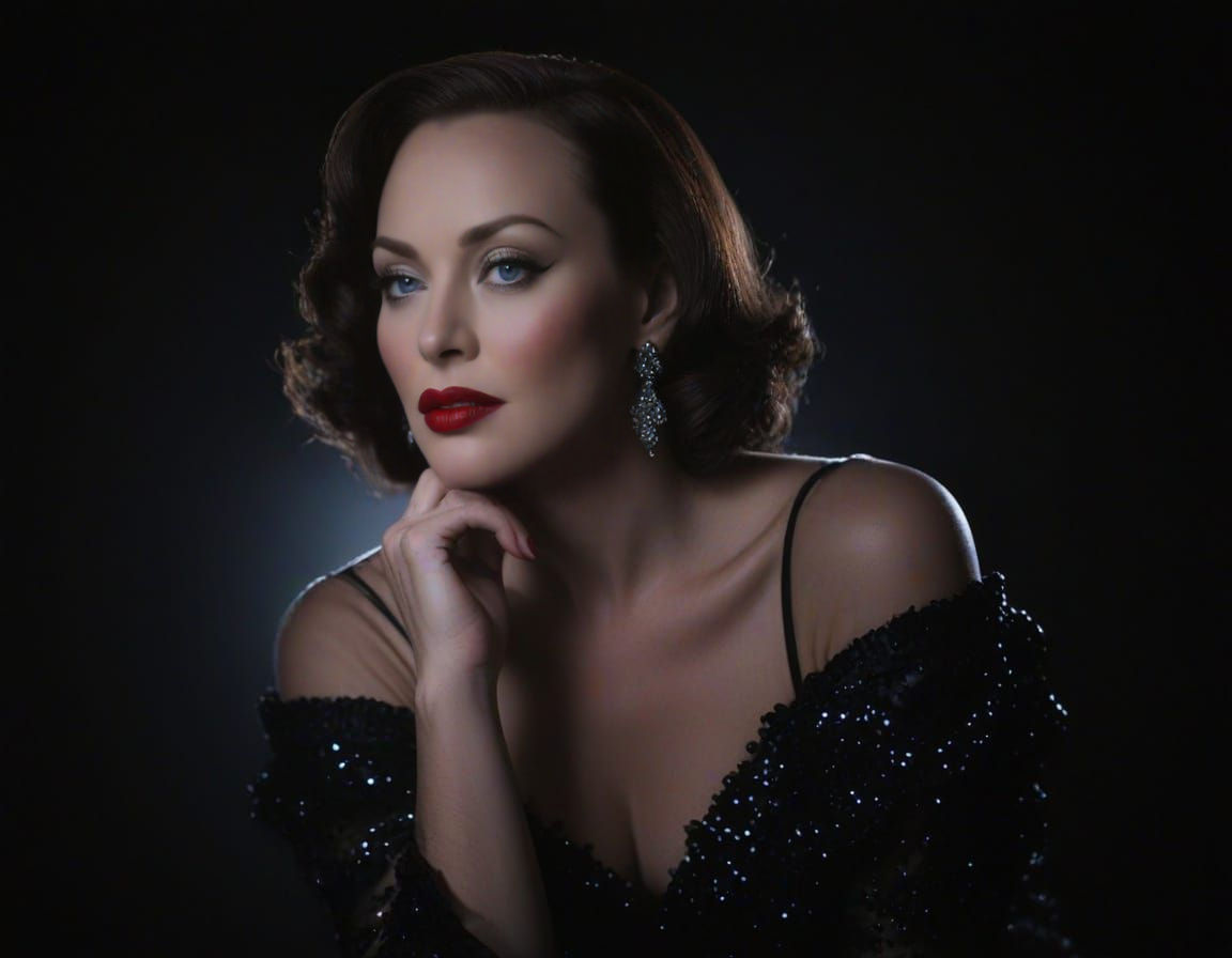 Old Hollywood-Style Portrait