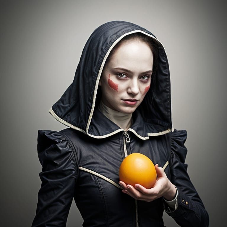 Woman With Cracked Egg Head