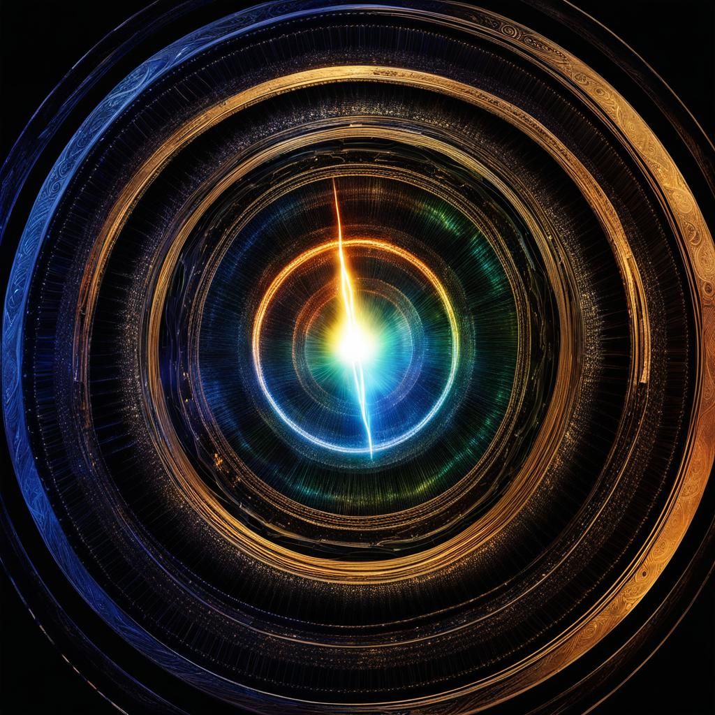 Orbsidian Allusion with Spirographic Highlights