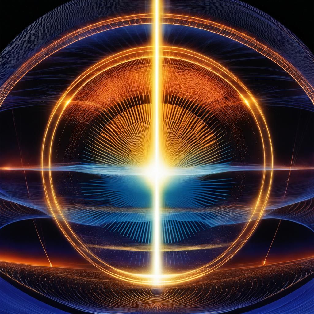 Abstract Spirograph Design with Dynamic Lighting