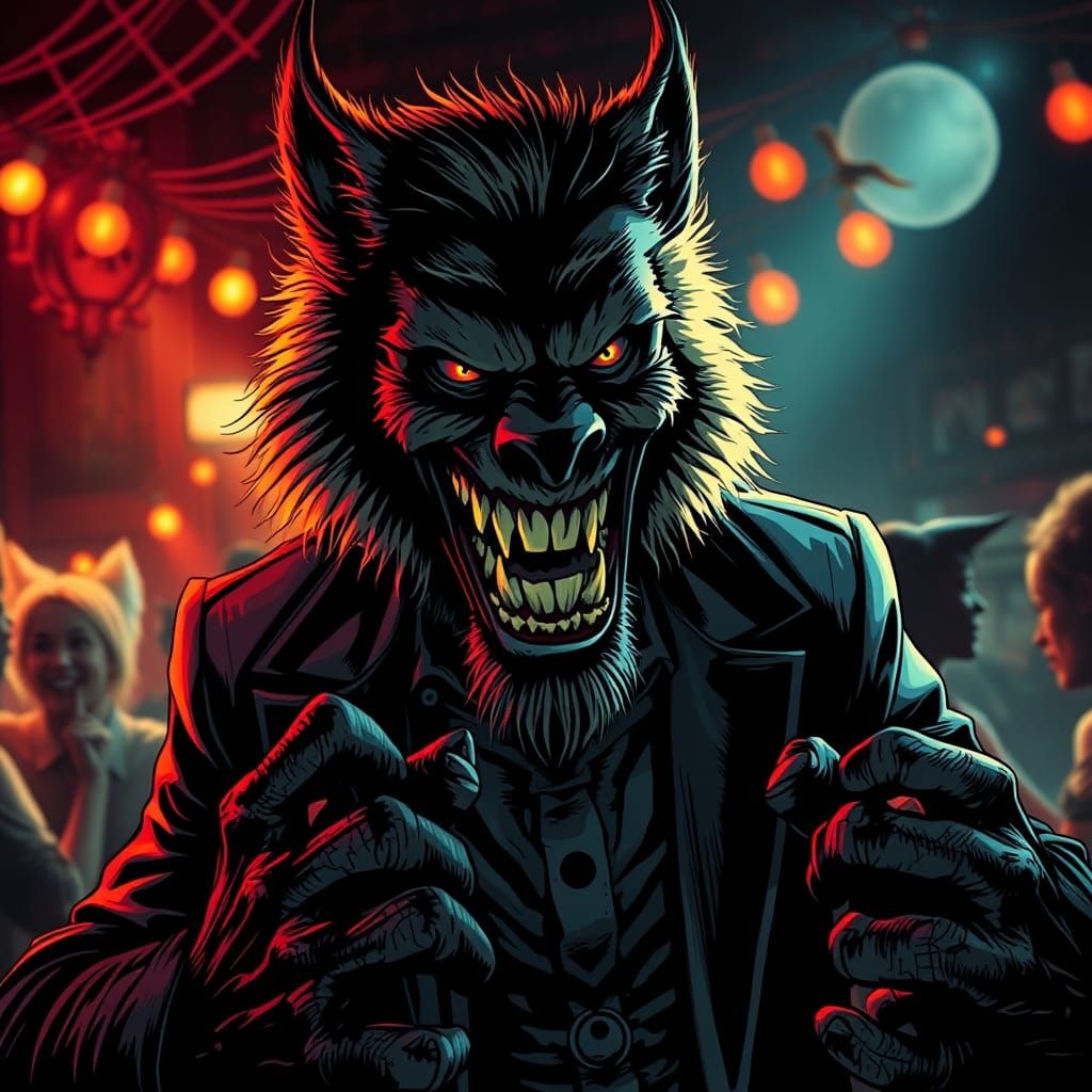 Wolfman's Eerie Dance: Comic Book Halloween Party