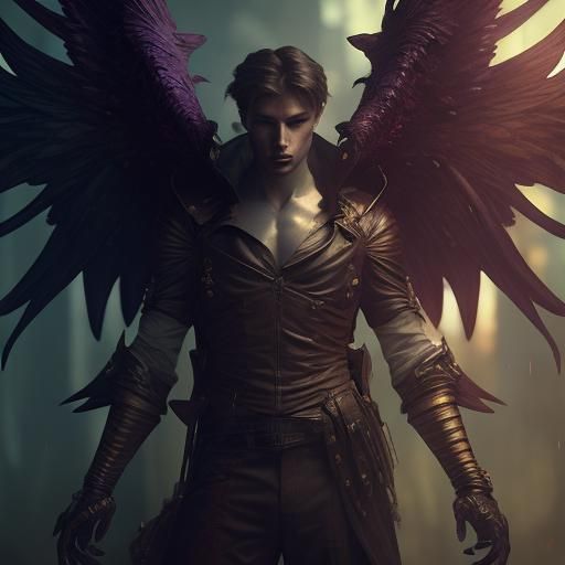 Fallen Angel: Dark Fantasy Concept Art