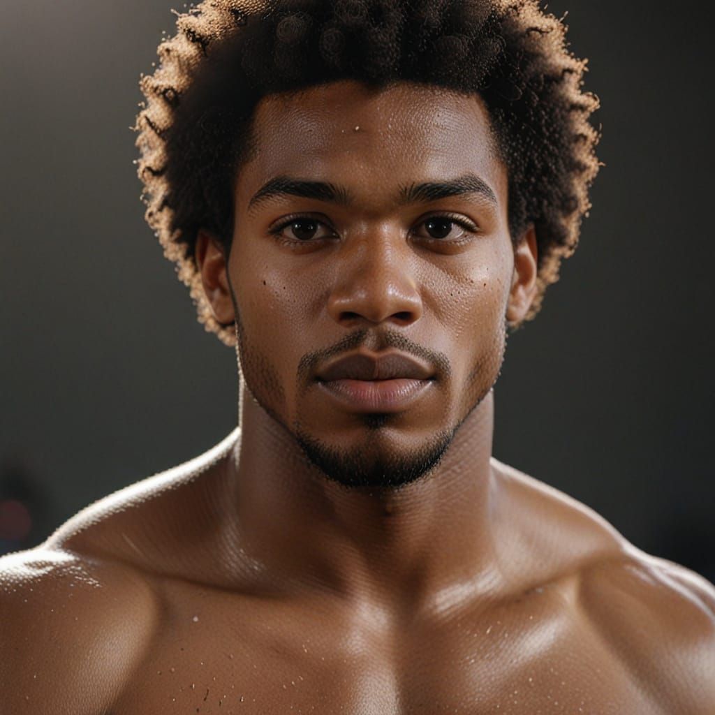 Athletes in Hyper-Realistic Cinematic Style