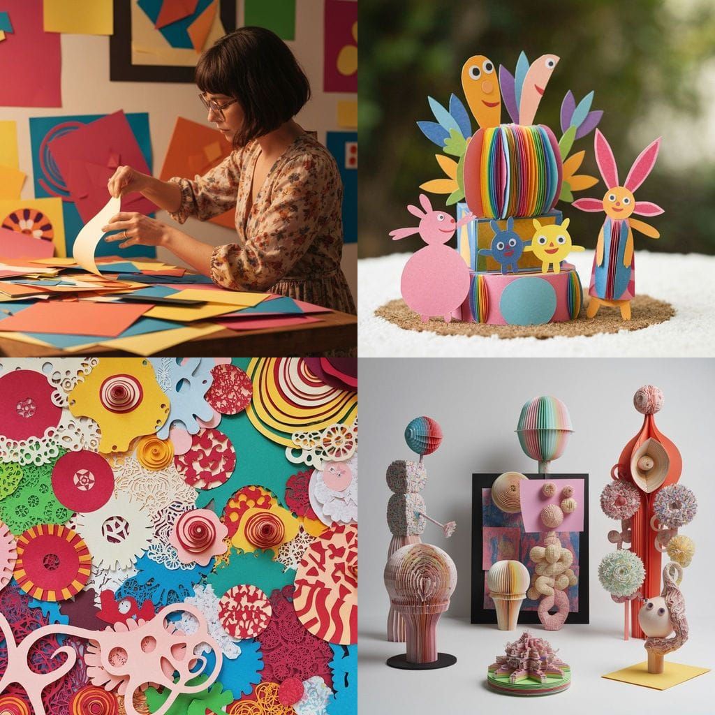 Paper Art: Textured Collages and 3D Builds