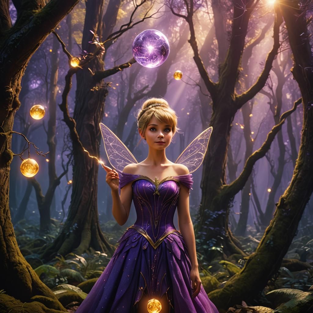 Tinkerbell and the Orb: Digital Matte Painting