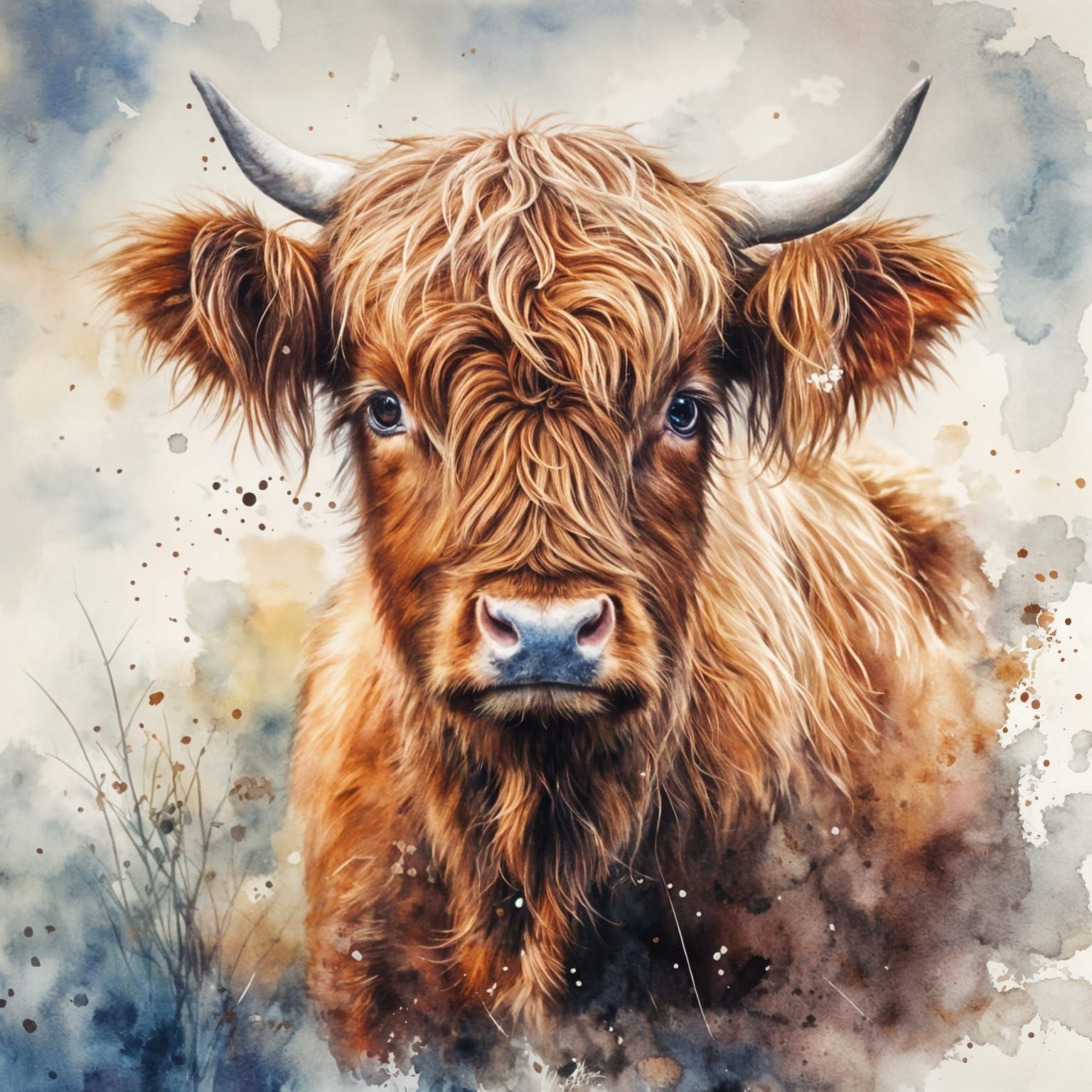 Adorable Highland Calf