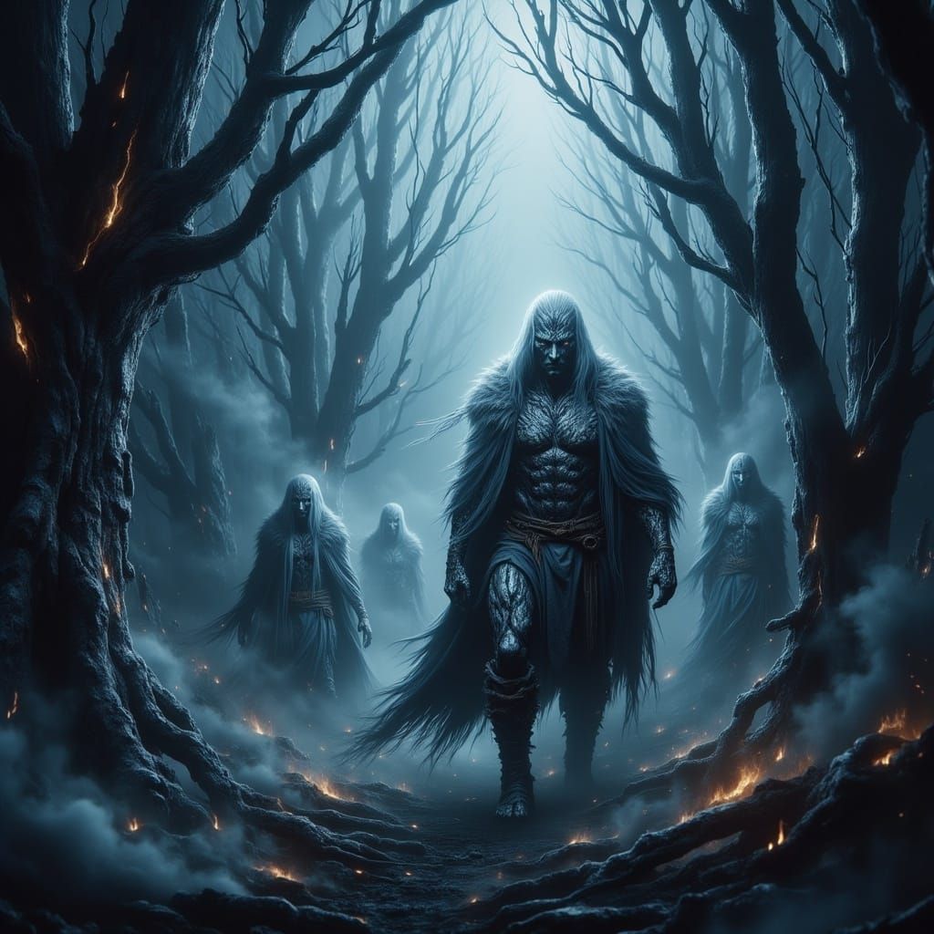 Mystical Scottish Warriors Emerge from the Shadows