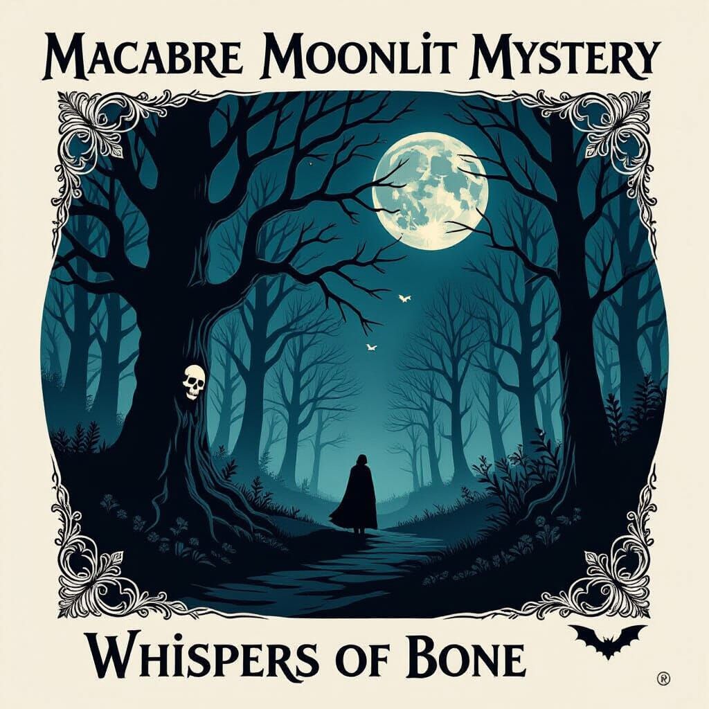 Macabre Moonlit Mystery Beneath Silent Trees