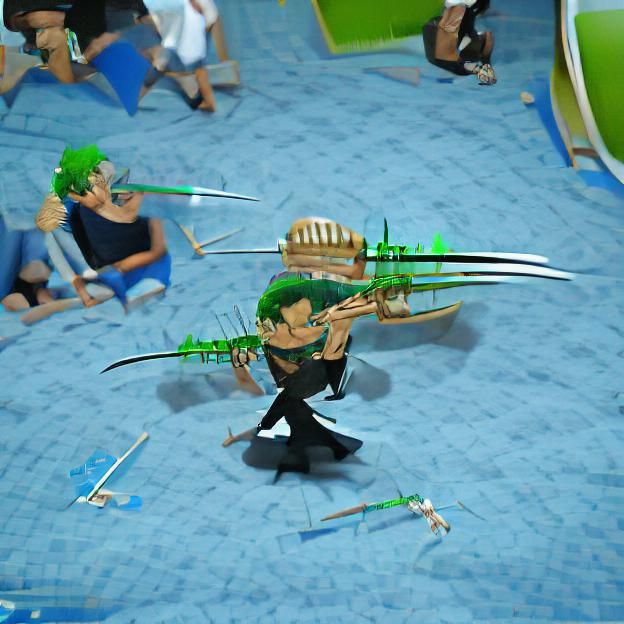 Roronoa Zoro: Three-Sword Style in 3D