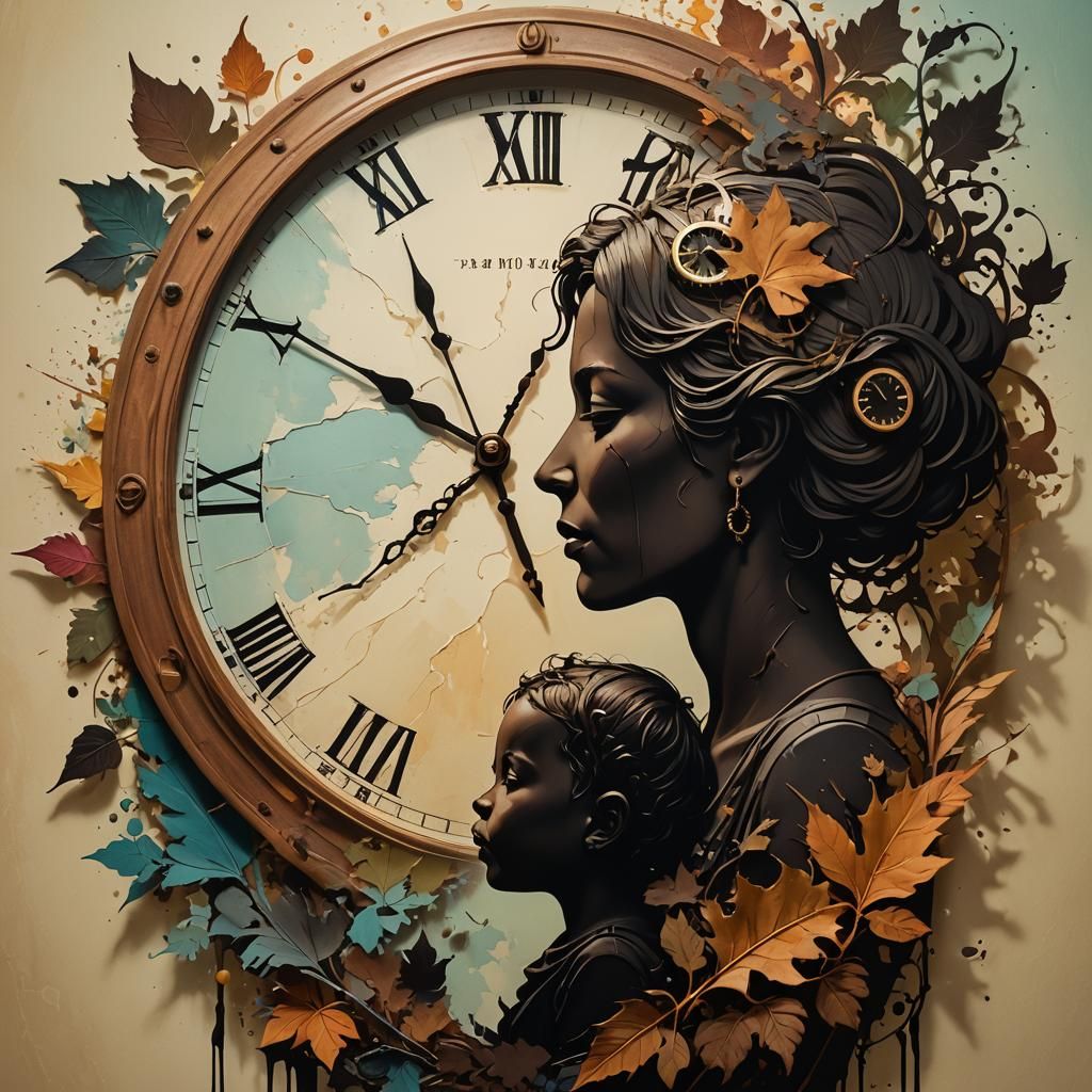 Silhouette: Life's Progression Through Time