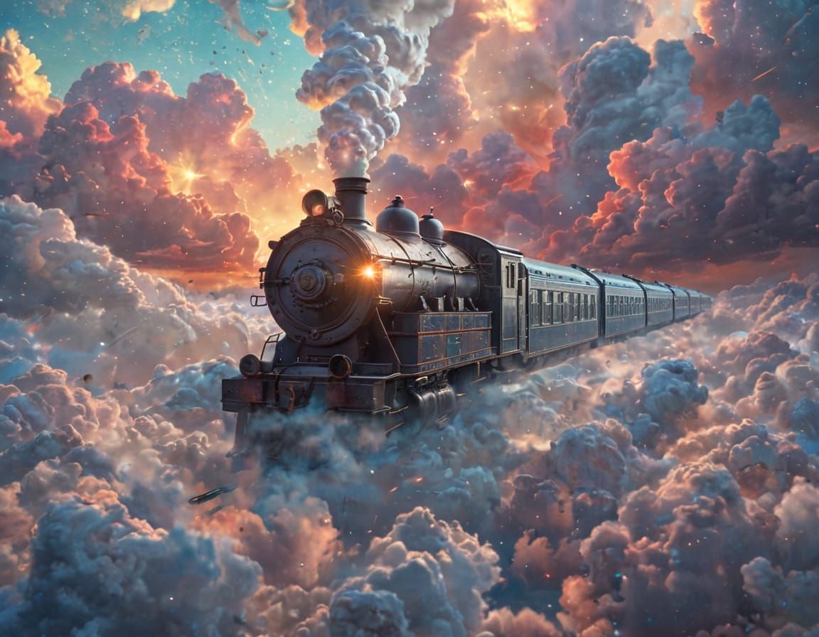 Cosmic Divine Radiance in Heavenly Splendor