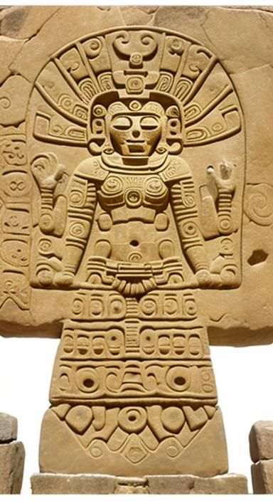 God Wiracocha in Tiwanaku / viracocha / ancestral deity / im...