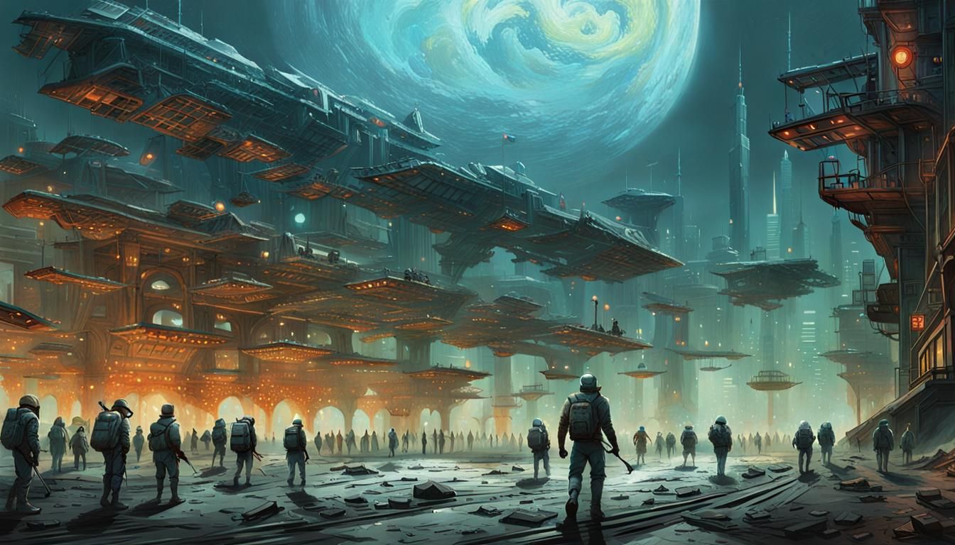 Futuristic Baseball Game in 2124