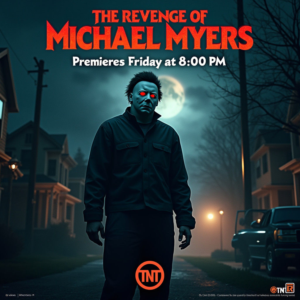 Michael Myers Looming: Ominous Halloween Night