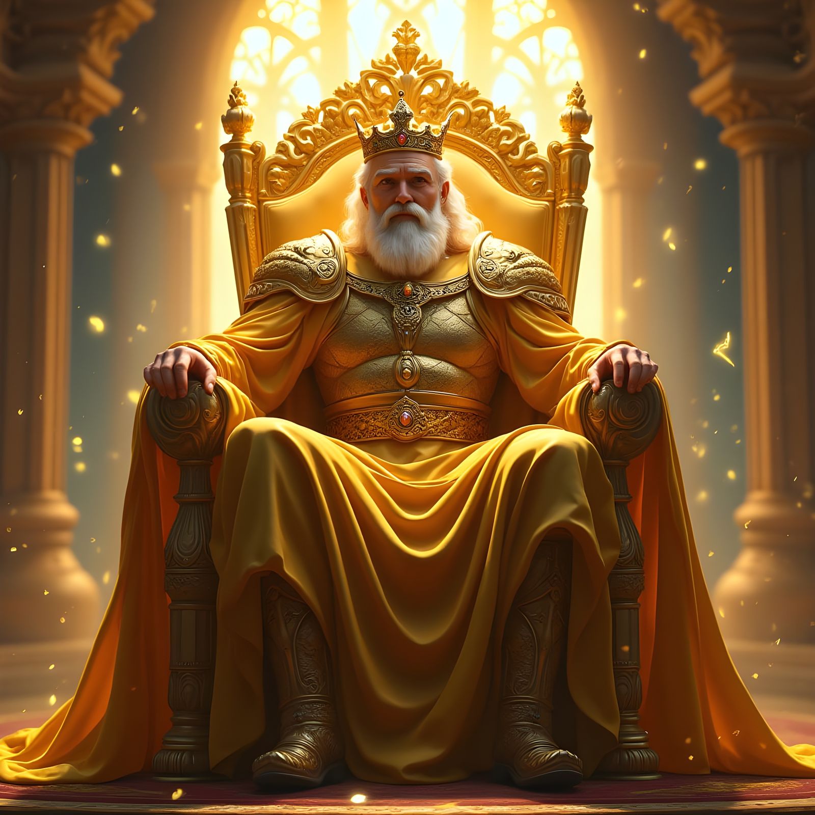 Elegant Fantasy King in Stunning 8K Digital Art