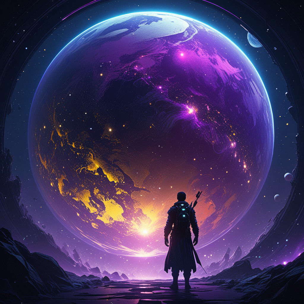 Cosmic Hero in Dark Fantasy Orbit