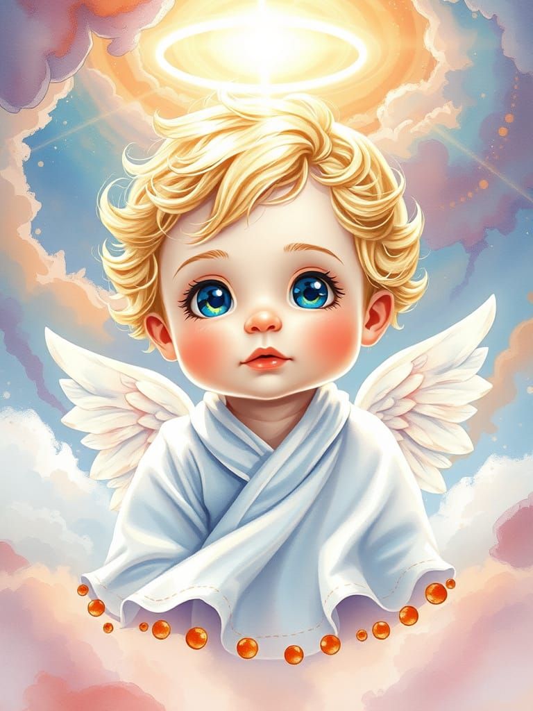 Beautiful Baby Angel (Chibi Version)