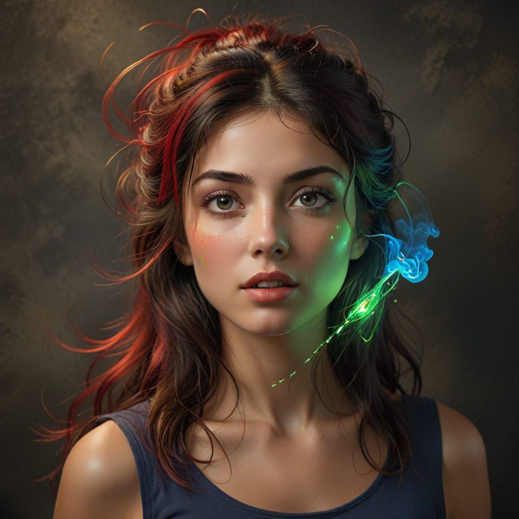 A Vibrant Exploration of Human Emotion in Bold Colors