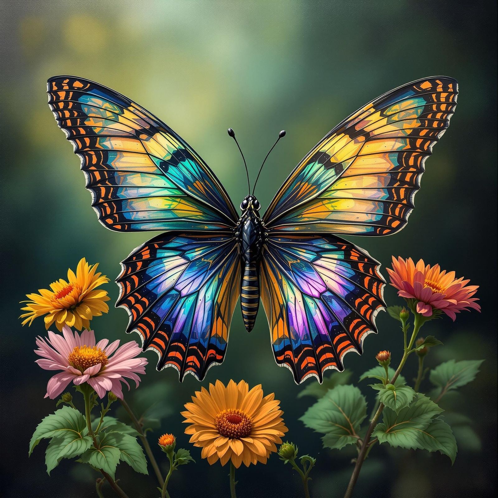 Confused Butterfly Generated by AI
