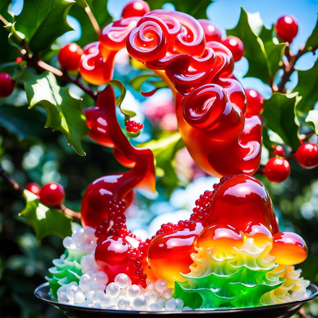 Jelly Sculpture Madonna on a Cloud