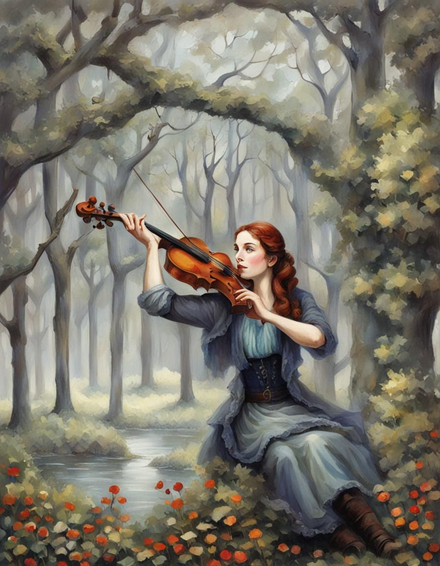Gypsy Fiddler in the Land of Mists
