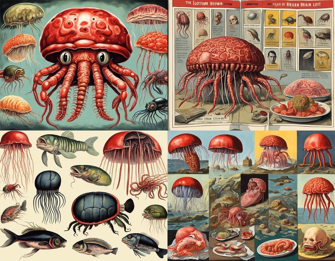 Disturbing Victorian-Inspired Horror Scene with a Mutated Je...