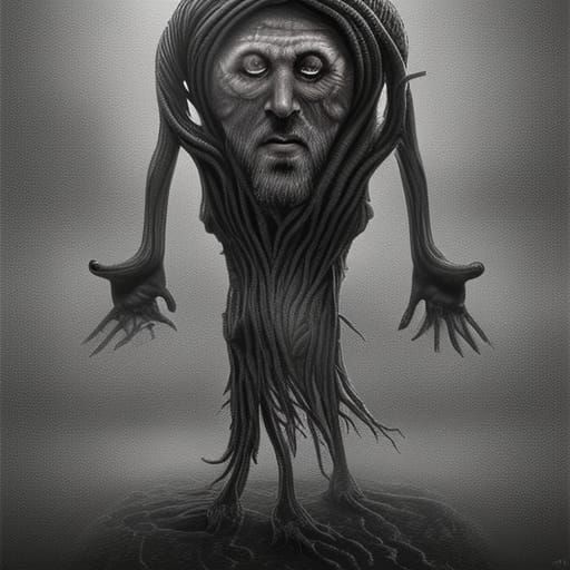 Hyperdetailed Zodiac Man in Anton Semenov Style
