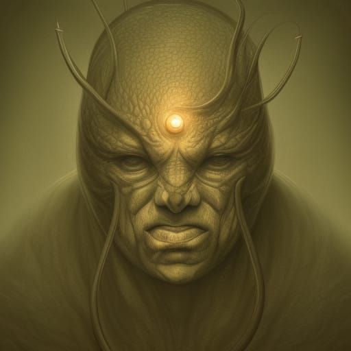 Hyperdetailed Zodiac Man in Anton Semenov Style