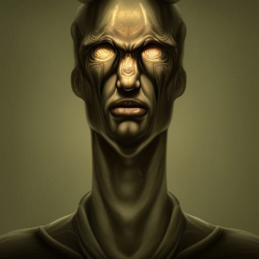 Hyperdetailed Zodiac Man in Anton Semenov Style