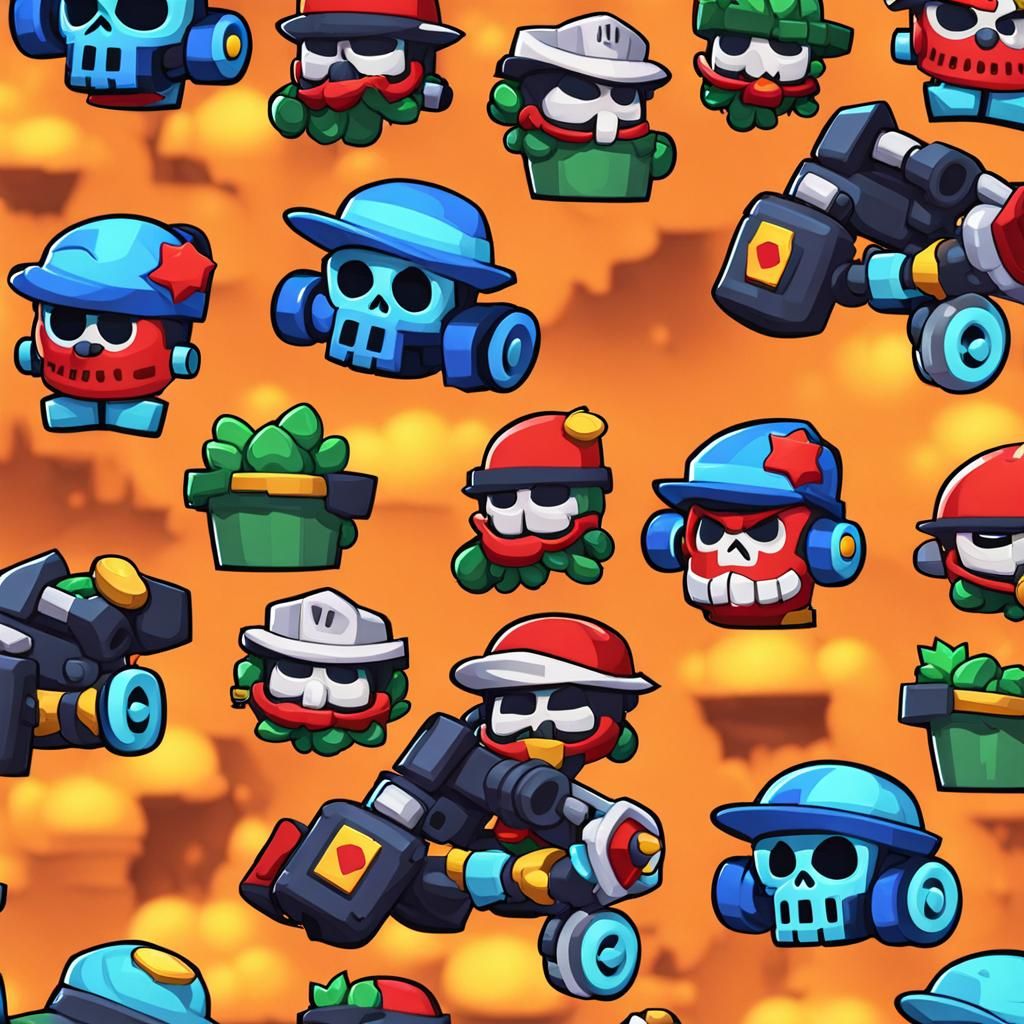 Brawl Stars Character Concept Skin Design