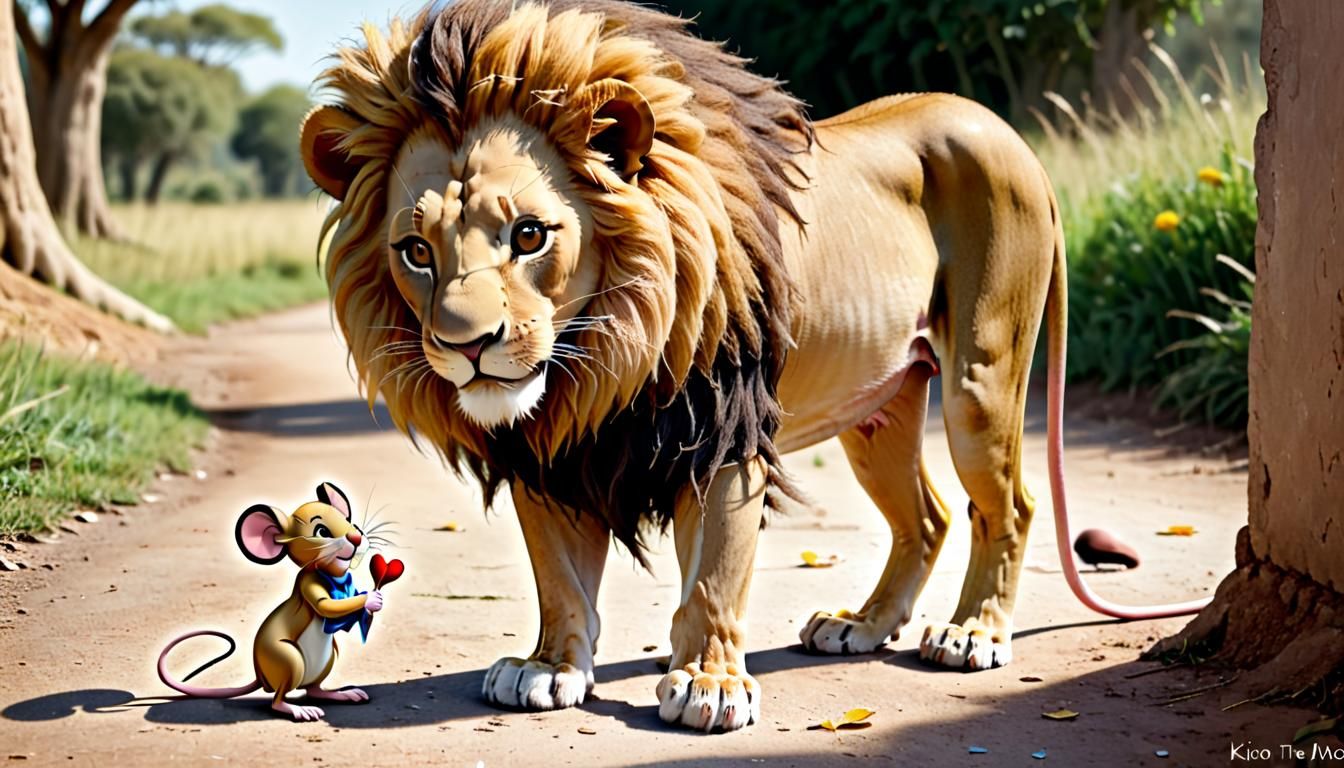 The Lion and the Mouse: A Fable of Kindness